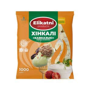 Хінкалі "Еліка" Кавказькі, заморожені, 1 кг