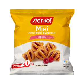 Міні з малиною "Легко" заморожені, 500 г