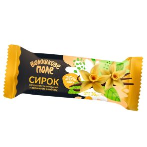 Сирок глазурований "Волошкове поле" Ваніль 26%, 36 г 