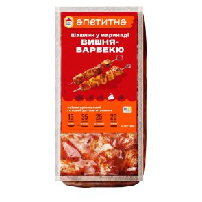 Шашлик з філе курятини "Наша Ряба Апетитна" "Вишня-барбекю" охолоджене, ~1,3 кг