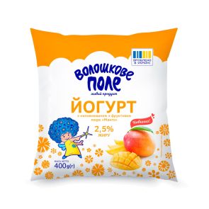 Йогурт питний "Волошкове поле" Манго 2,5%, 400 г