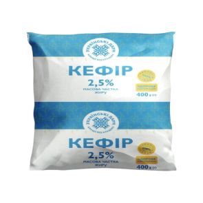 Кефір "Українські Дари" 2,5%, 350 г