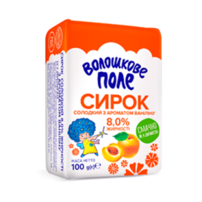 Сирок з курагою "Волошкове поле" 8%, 100 г