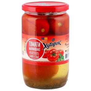 Томати мариновані "Хуторок", 680 г