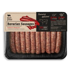 Ковбаски яловичі "Skott Smeat" "Баварські", охолоджені, 500 г