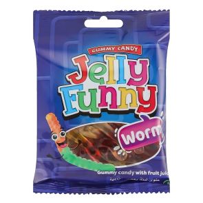 Мармелад жувальний "Elvan" Jelly Funny Worms, 80 г