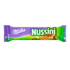 Вафлі глазуровані "Milka" Nussini з фундуком та какао, 31 г