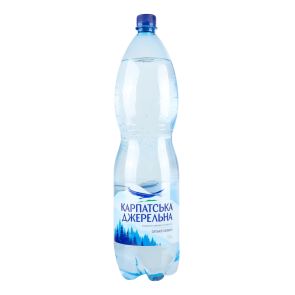 Вода мінеральна "Карпатська Джерельна" слабогазована, 1,5 л