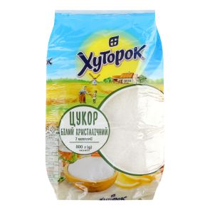 Цукор "Хуторок" білий кристалічний, 800 г
