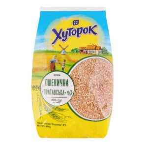 Крупа пшенична "Хуторок" Полтавська №3, 800 г