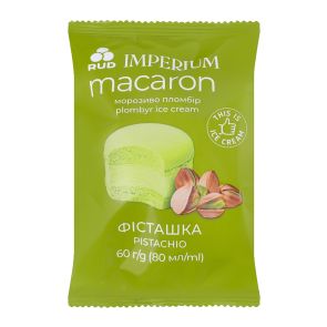 Морозиво пломбір "Рудь" Macaroon Фісташка, 60 г