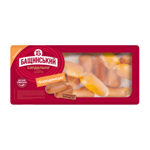 Сардельки "Бащинський" "Бородинські" варені, ~800 г - Фото 2