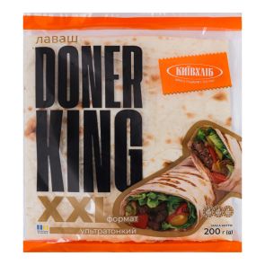 Лаваш ультратонкий "Київхліб" Doner King XXL, 200 г