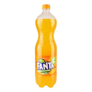 Напій "Fanta" з апельсиновим соком безалкогольний, 1,25 л, сильногазований