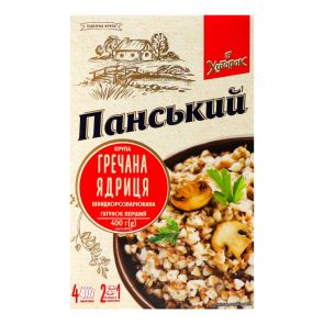Крупа гречана ядриця "Хуторок" Панський, 400 г (4х100)
