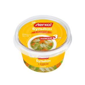 Бульйон "Легко!" з куркою охолоджений, 300 г