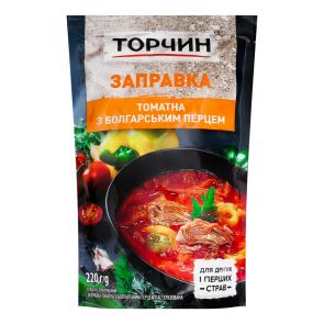Заправка "Торчин" томатна з болгарським перцем, 220 г