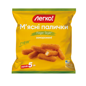 М'ясні палички "Легко!" "Finger Style" заморожені, 400 г