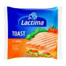 Сир плавл. для тостів 40% слайси 130г Lactima п/е 130г - Фото 1
